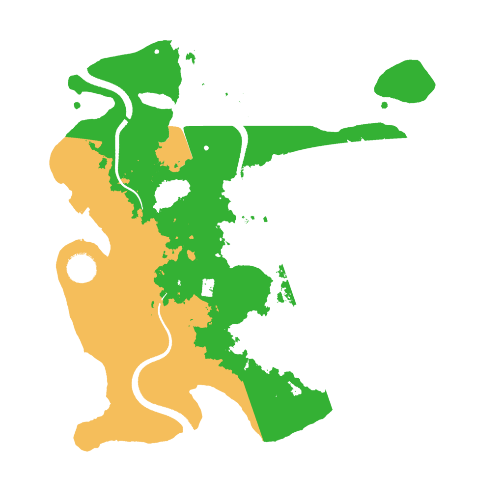 Biome Rust Map: Procedural Map, Size: 3000, Seed: 726799375