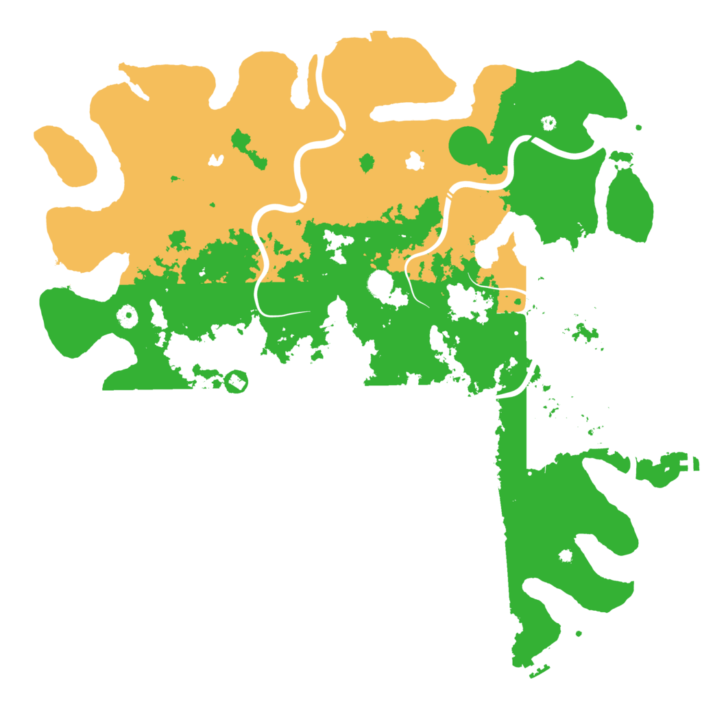 Biome Rust Map: Procedural Map, Size: 4800, Seed: 7774545