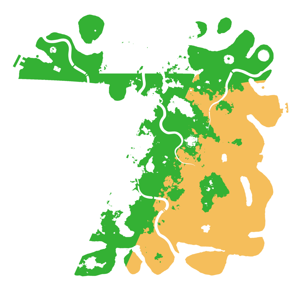 Biome Rust Map: Procedural Map, Size: 4500, Seed: 1379137957