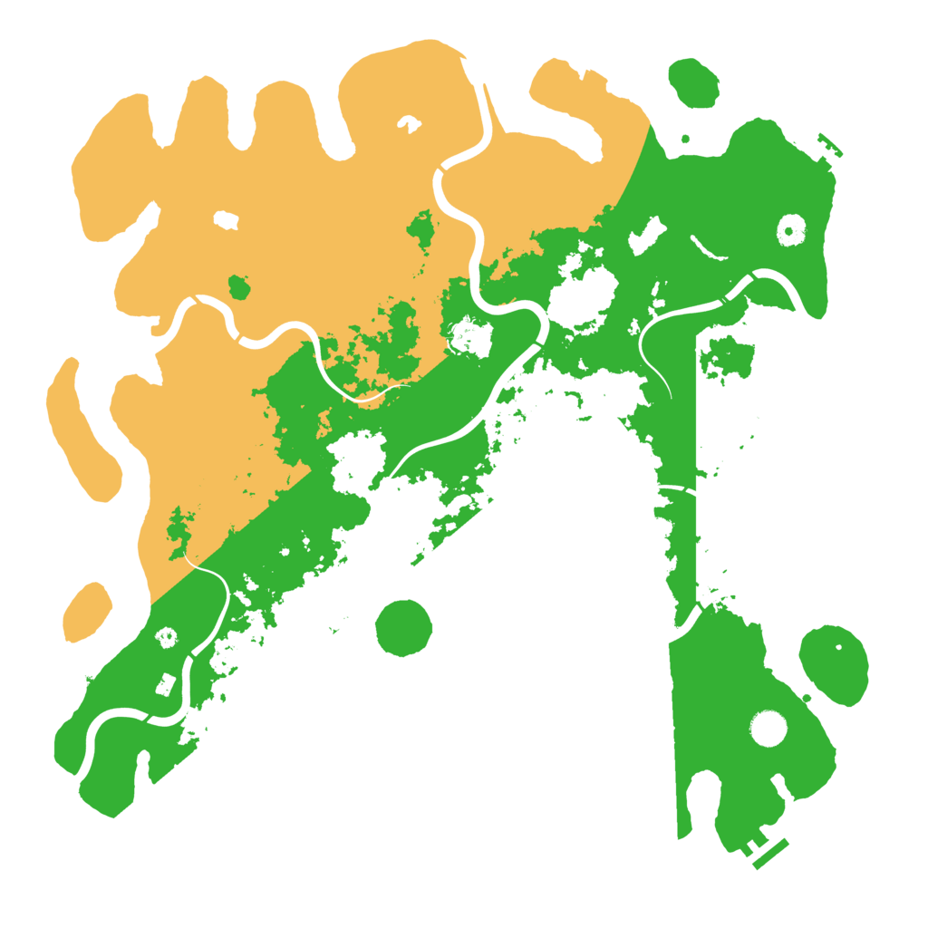 Biome Rust Map: Procedural Map, Size: 4500, Seed: 1058121347