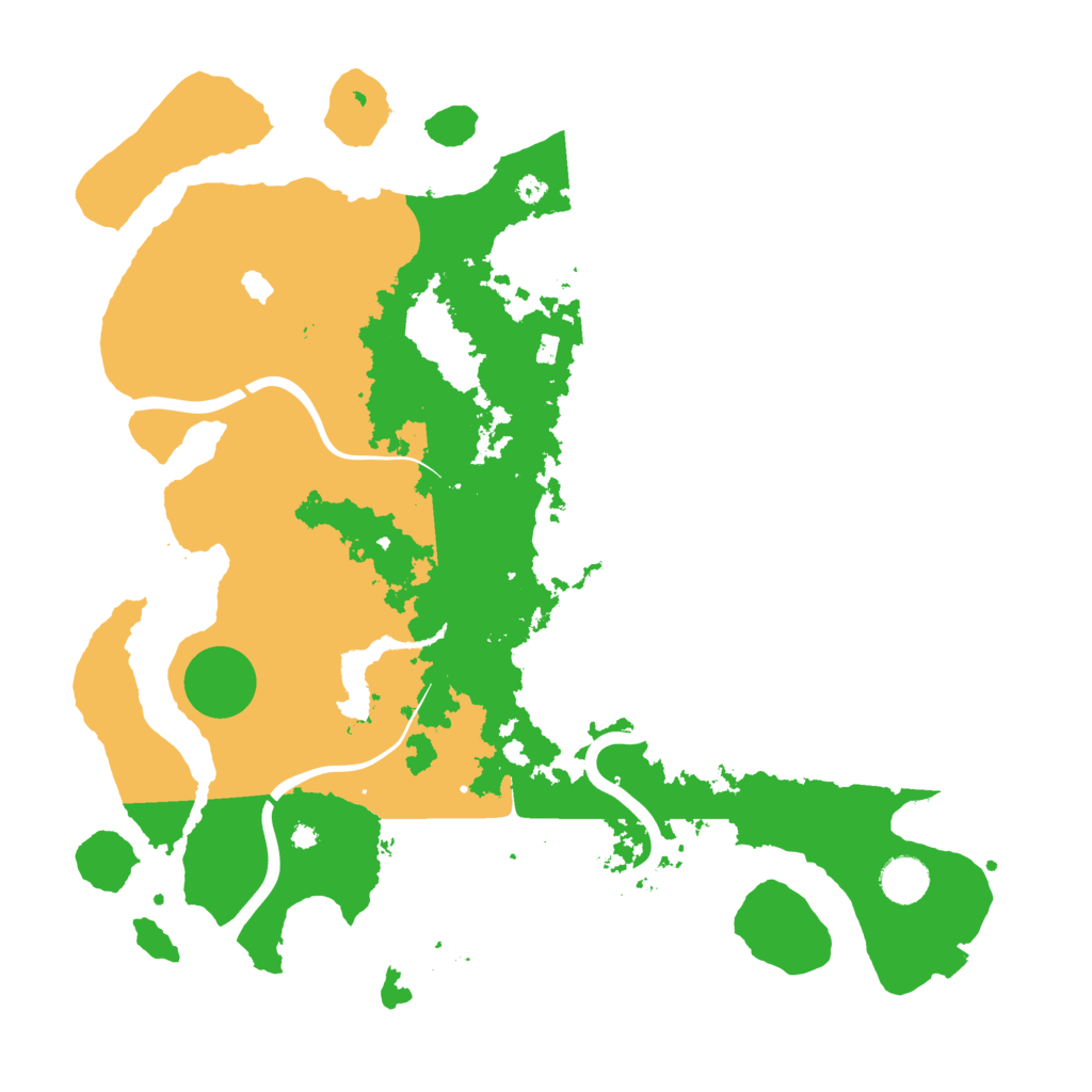 Biome Rust Map: Procedural Map, Size: 4000, Seed: 884412781