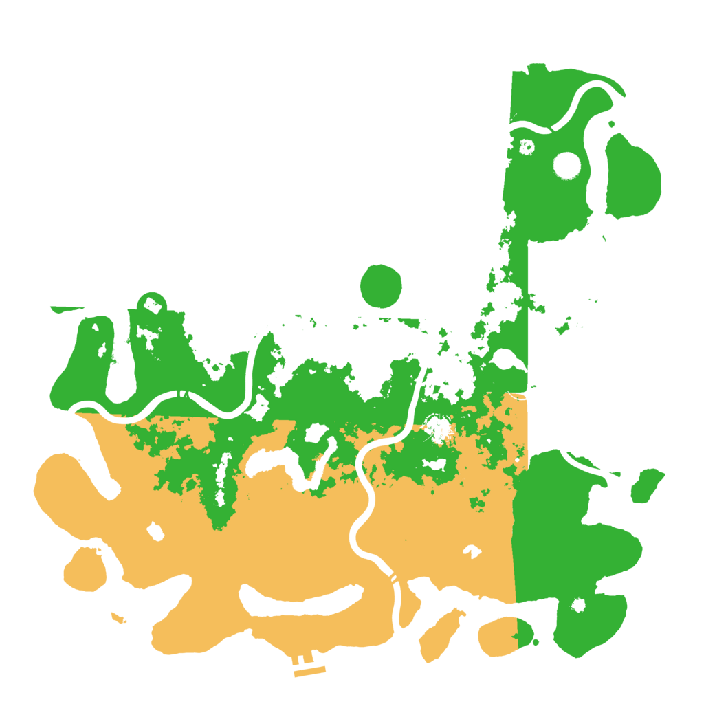 Biome Rust Map: Procedural Map, Size: 4500, Seed: 276451