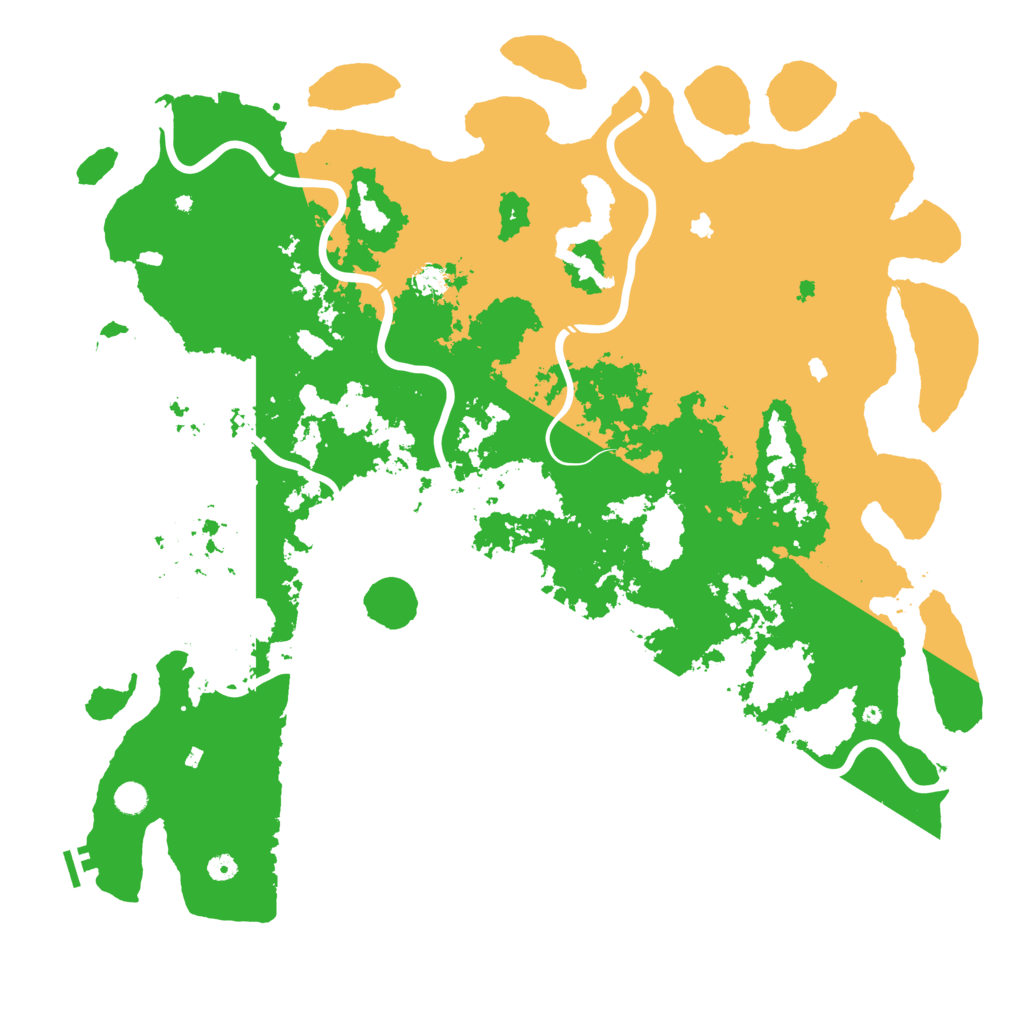 Biome Rust Map: Procedural Map, Size: 5500, Seed: 1866683076