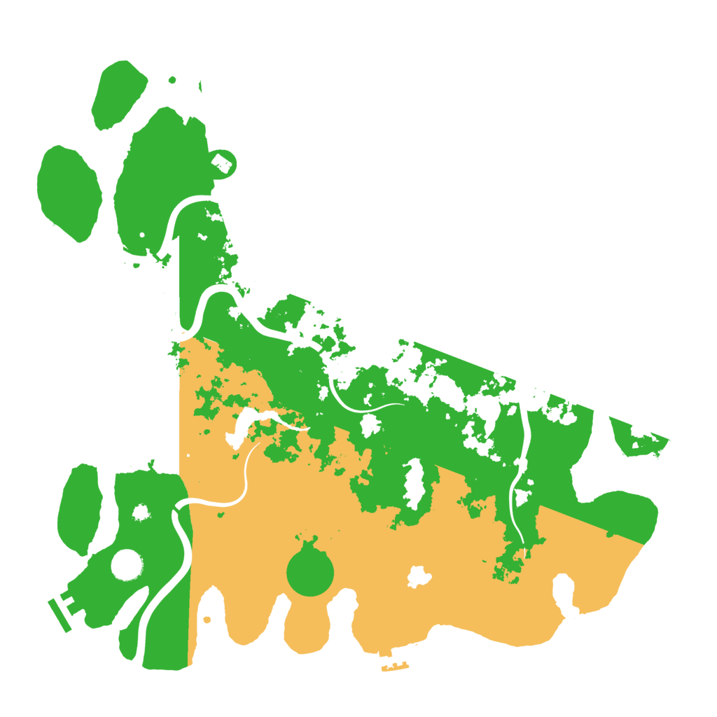 Biome Rust Map: Procedural Map, Size: 4000, Seed: 468543898