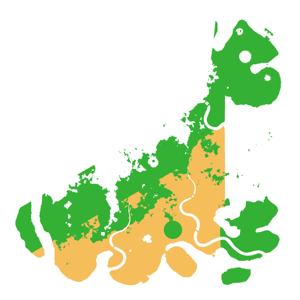 Biome Rust Map: Procedural Map, Size: 4350, Seed: 39475291