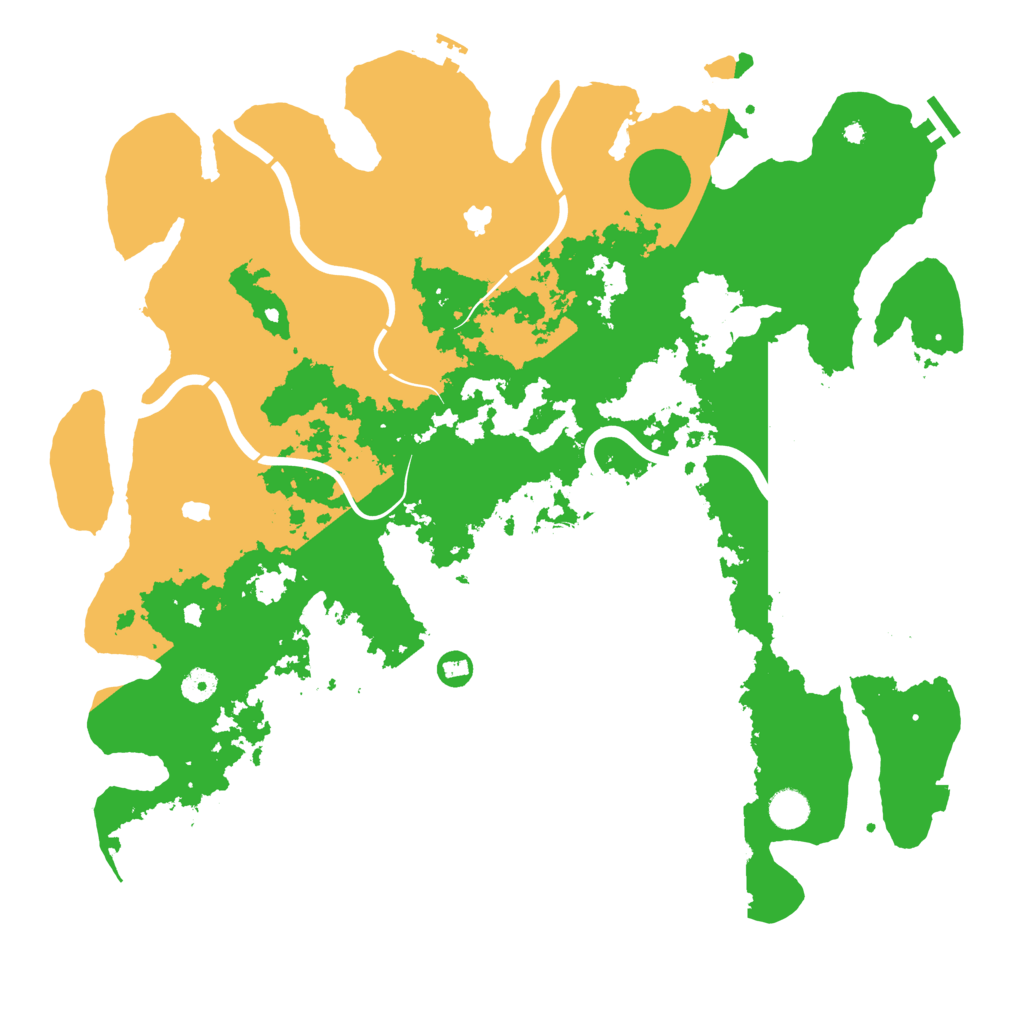 Biome Rust Map: Procedural Map, Size: 4500, Seed: 970174854