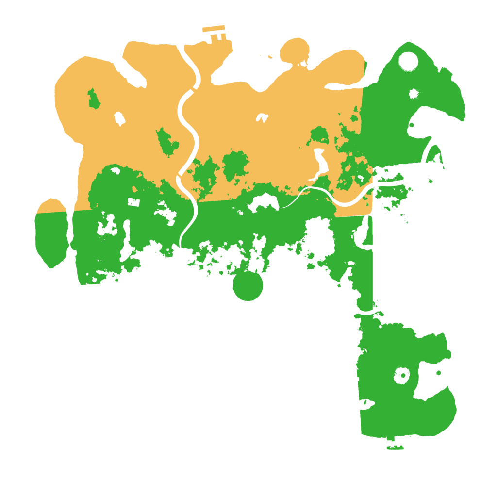 Biome Rust Map: Procedural Map, Size: 4500, Seed: 681648154