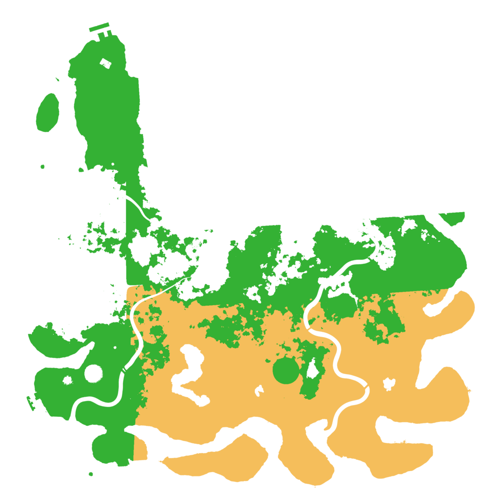 Biome Rust Map: Procedural Map, Size: 5000, Seed: 1822016495
