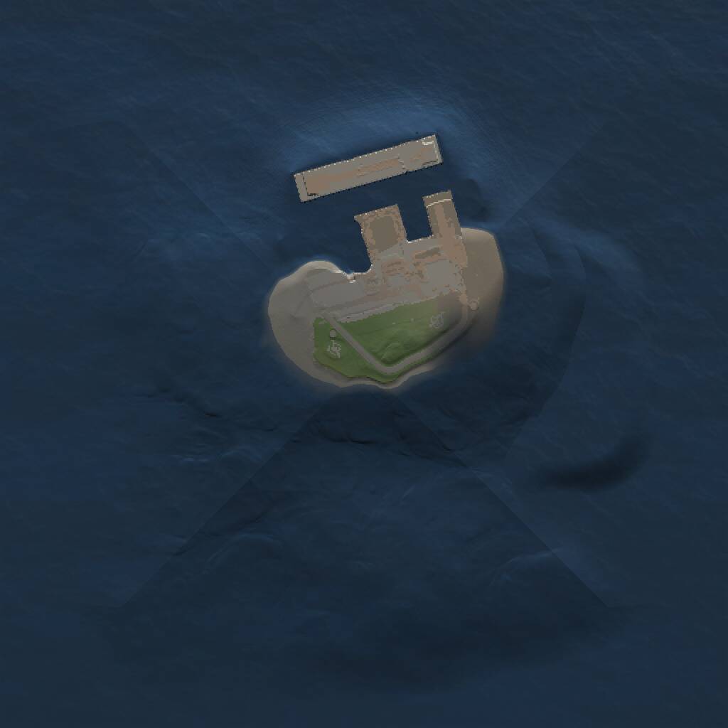 Rust Map: Procedural Map, Size: 1000, Seed: 899412691, 2 Monuments