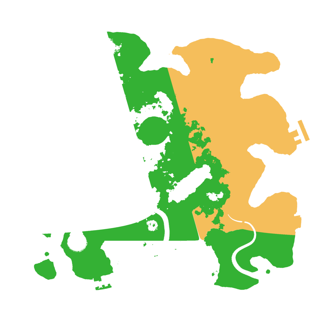 Biome Rust Map: Procedural Map, Size: 3000, Seed: 9462301