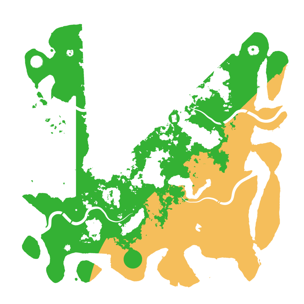 Biome Rust Map: Procedural Map, Size: 4350, Seed: 123456789