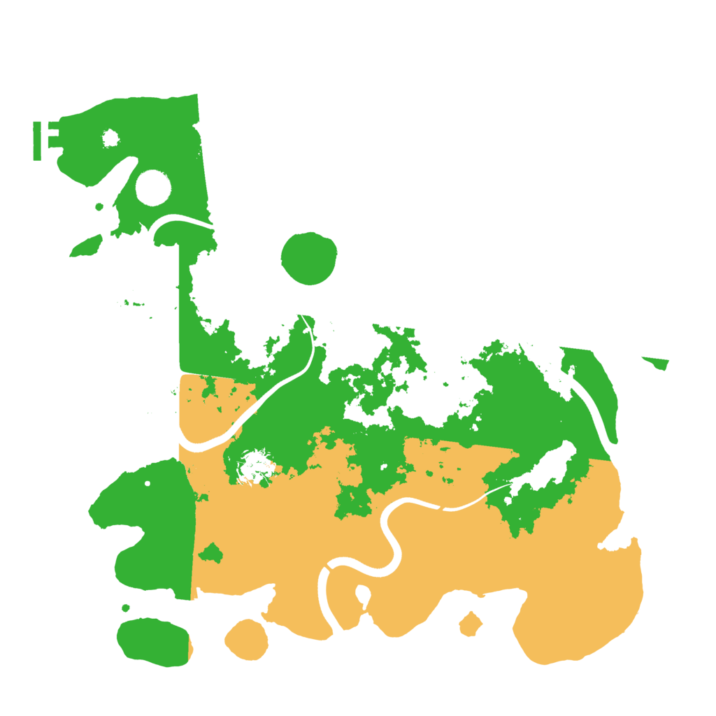 Biome Rust Map: Procedural Map, Size: 3700, Seed: 937470383
