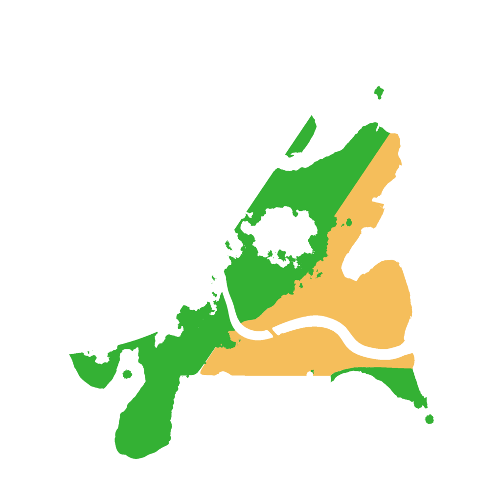 Biome Rust Map: Procedural Map, Size: 2250, Seed: 18424234