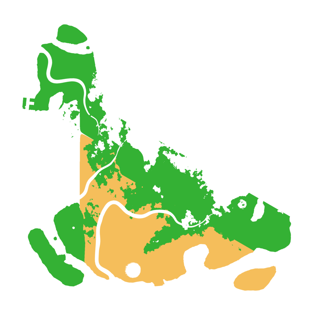 Biome Rust Map: Procedural Map, Size: 3700, Seed: 1639217916