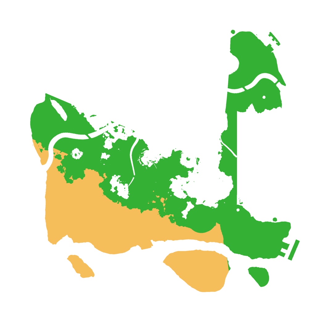 Biome Rust Map: Procedural Map, Size: 3000, Seed: 260810