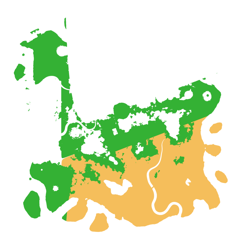 Biome Rust Map: Procedural Map, Size: 4000, Seed: 575468257