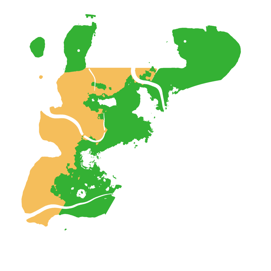 Biome Rust Map: Procedural Map, Size: 3000, Seed: 2172230