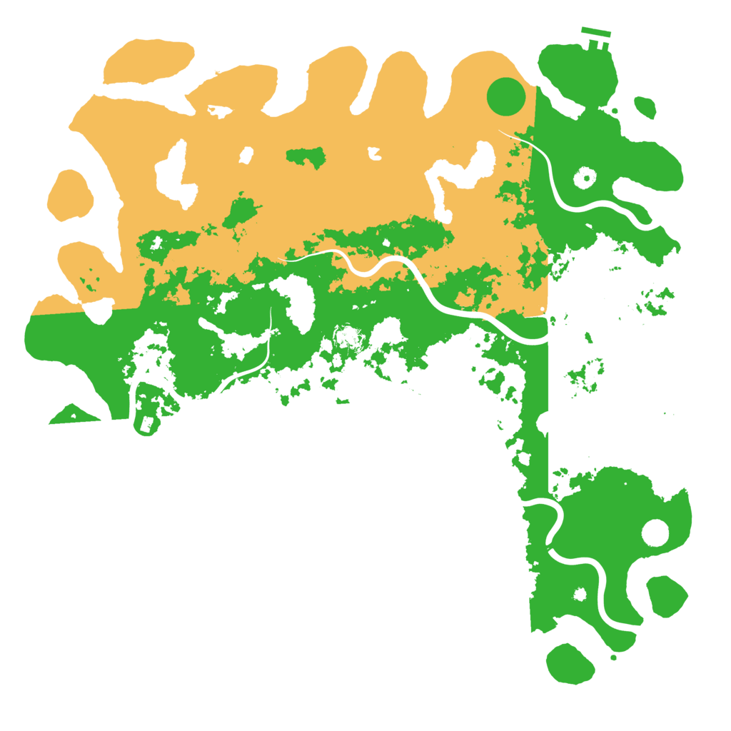 Biome Rust Map: Procedural Map, Size: 5000, Seed: 1540546489