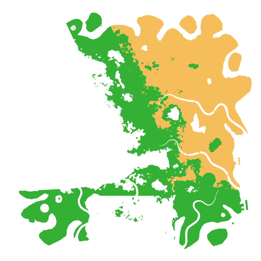 Biome Rust Map: Procedural Map, Size: 5280, Seed: 370826