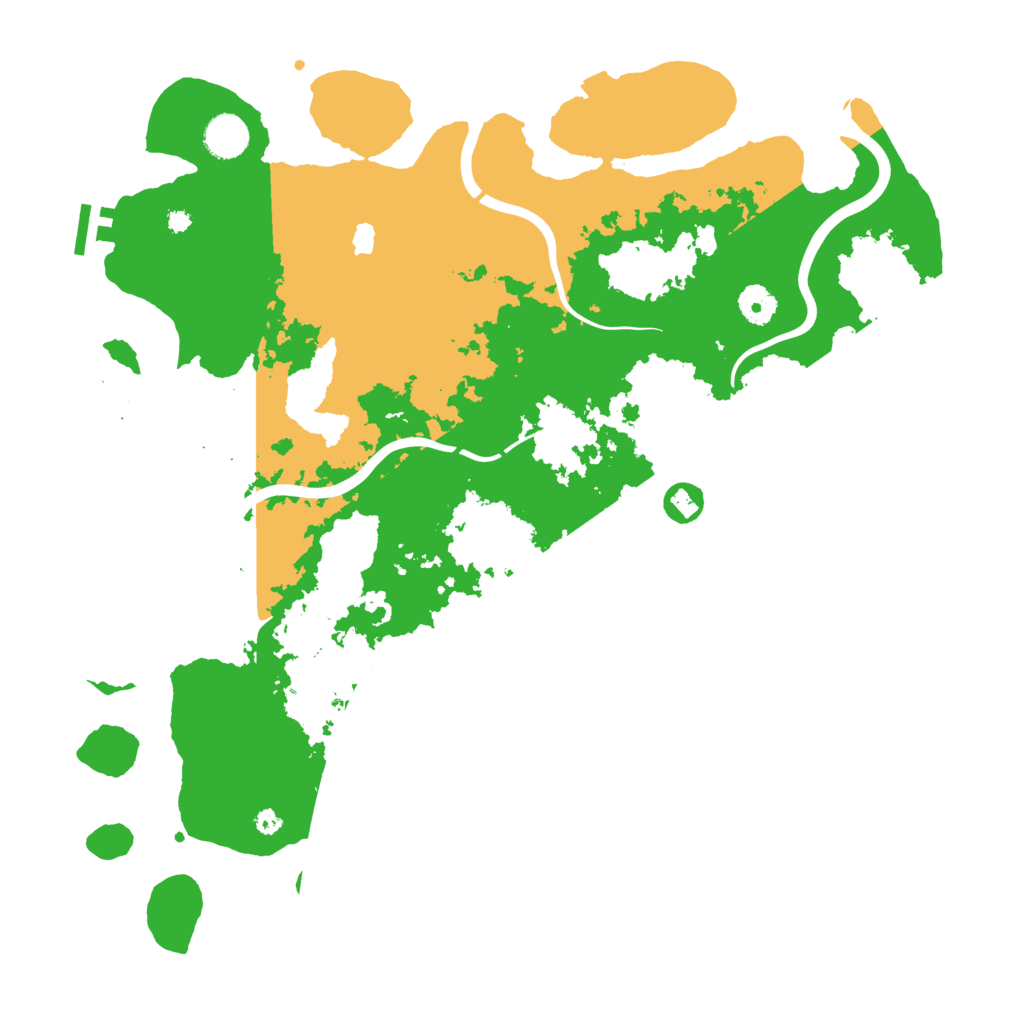 Biome Rust Map: Procedural Map, Size: 4050, Seed: 1496103755