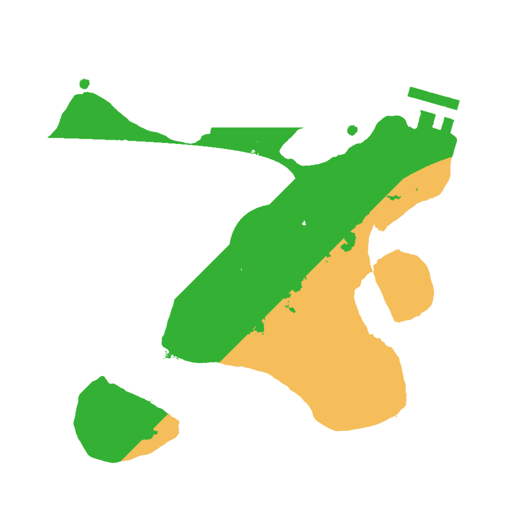 Biome Rust Map: Procedural Map, Size: 2000, Seed: 1479481748