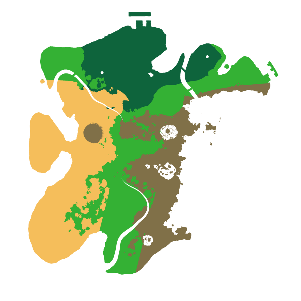 Biome Rust Map: Procedural Map, Size: 2750, Seed: 174312643