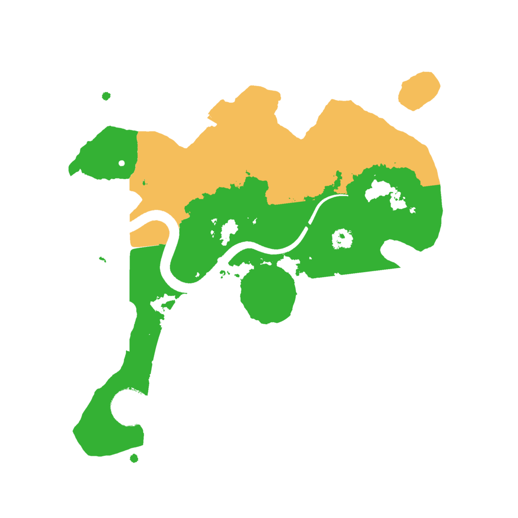 Biome Rust Map: Procedural Map, Size: 2500, Seed: 470065679