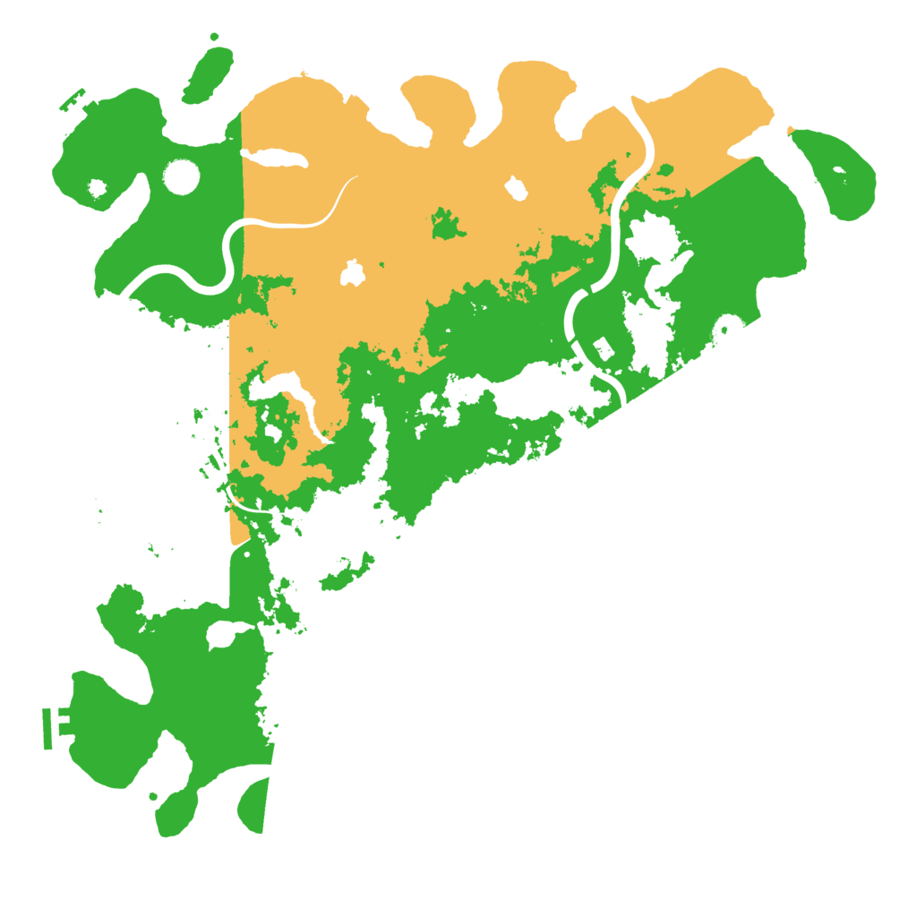 Biome Rust Map: Procedural Map, Size: 4500, Seed: 873774829