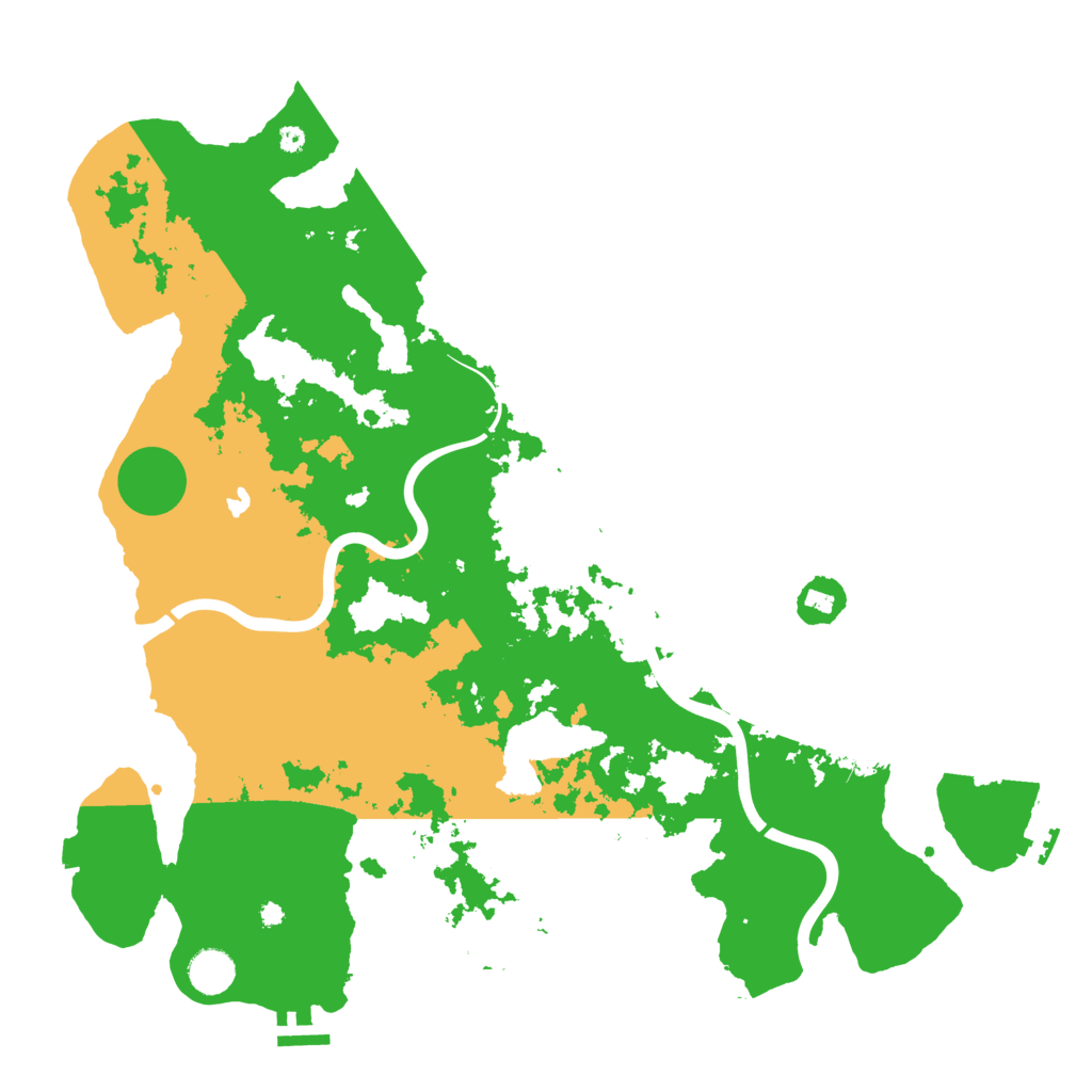 Biome Rust Map: Procedural Map, Size: 4200, Seed: 14719