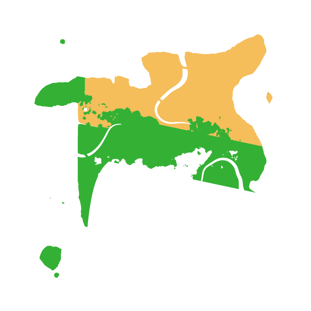 Biome Rust Map: Procedural Map, Size: 2500, Seed: 734217894