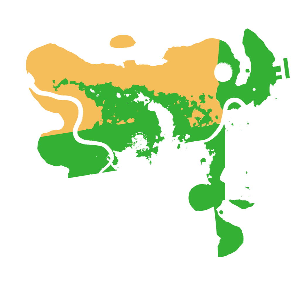 Biome Rust Map: Procedural Map, Size: 3000, Seed: 654878