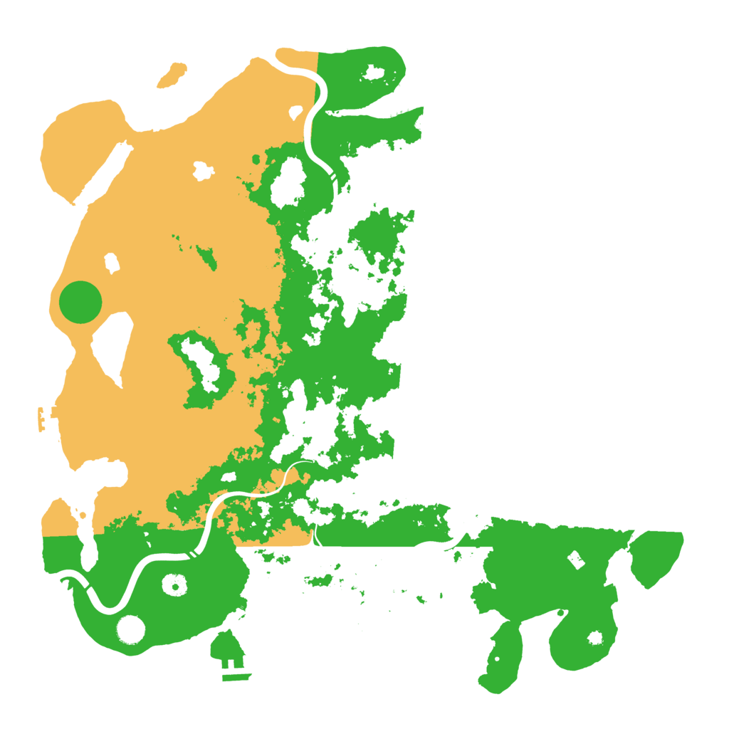 Biome Rust Map: Procedural Map, Size: 4500, Seed: 4269666