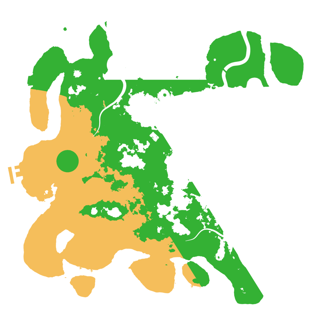 Biome Rust Map: Procedural Map, Size: 3800, Seed: 1236183154