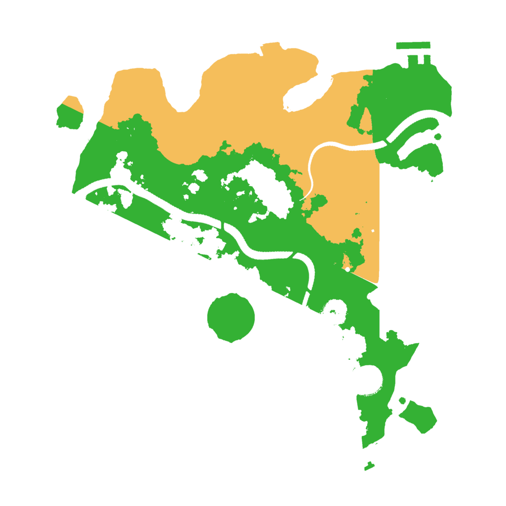 Biome Rust Map: Procedural Map, Size: 3000, Seed: 86859