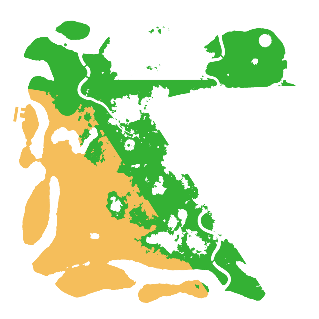 Biome Rust Map: Procedural Map, Size: 4350, Seed: 1277197582