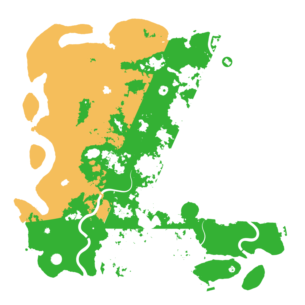Biome Rust Map: Procedural Map, Size: 4800, Seed: 663339609