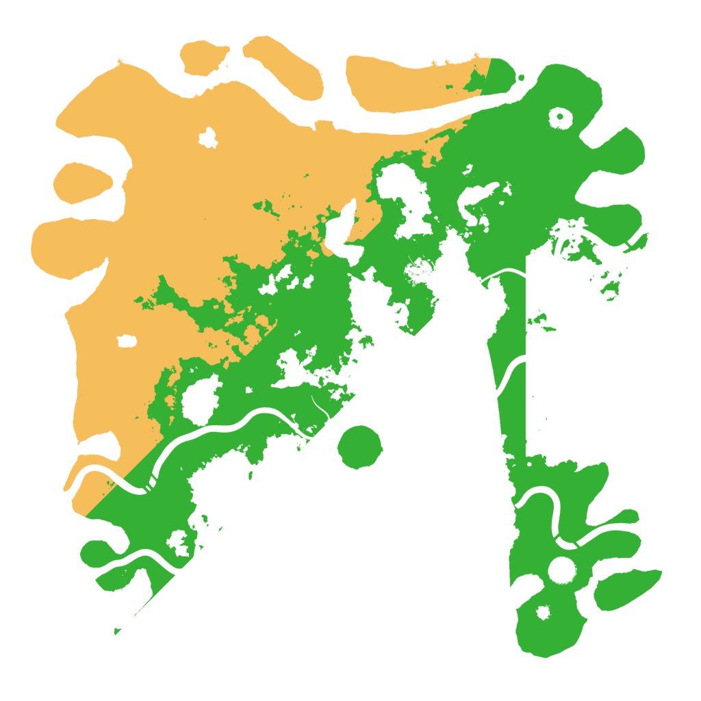 Biome Rust Map: Procedural Map, Size: 4500, Seed: 88952