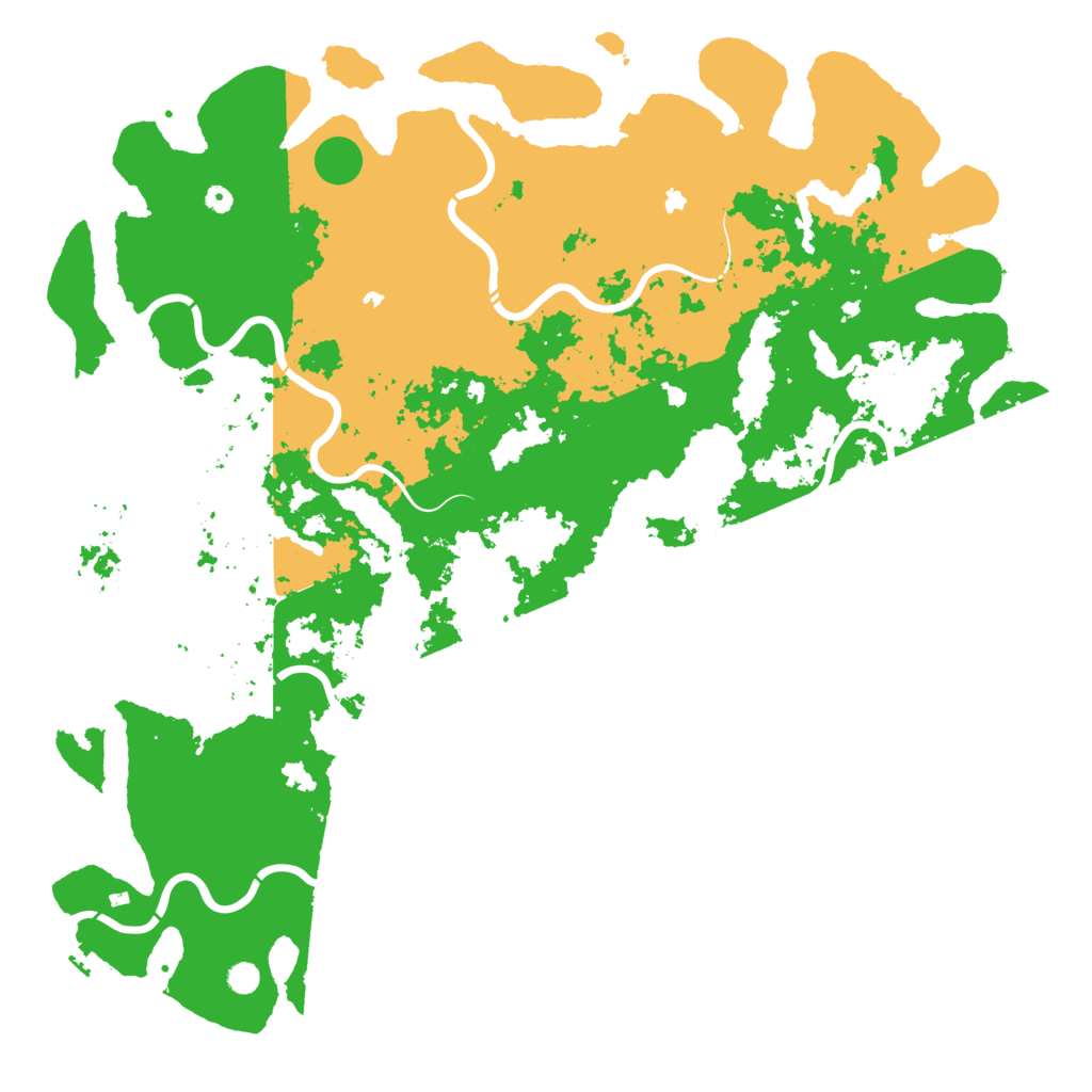 Biome Rust Map: Procedural Map, Size: 6000, Seed: 483283