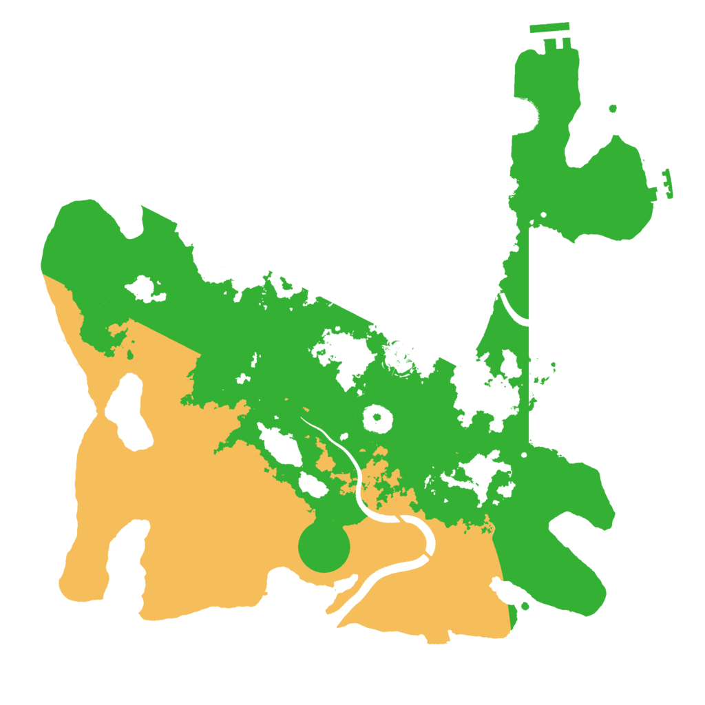 Biome Rust Map: Procedural Map, Size: 3600, Seed: 901645218