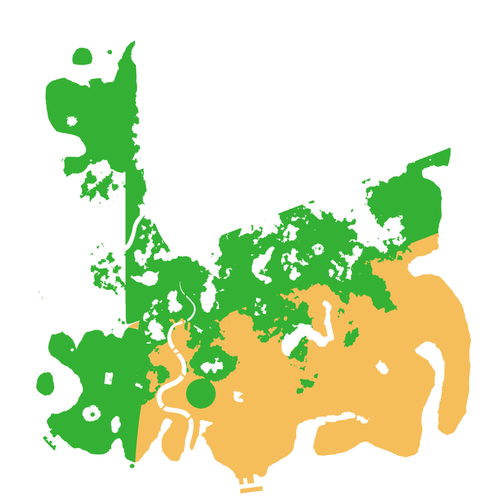 Biome Rust Map: Procedural Map, Size: 4500, Seed: 191683222