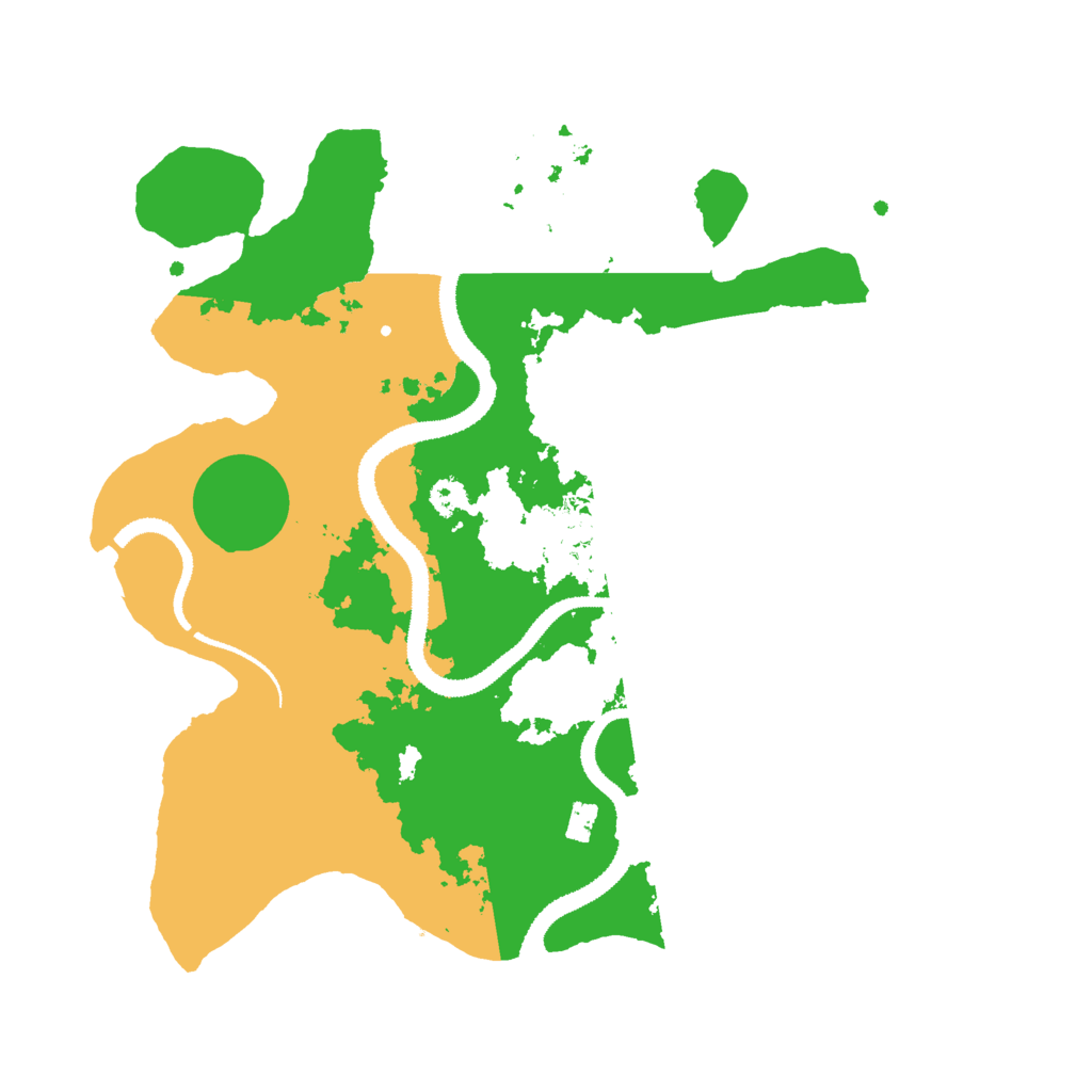 Biome Rust Map: Procedural Map, Size: 3000, Seed: 1585318337