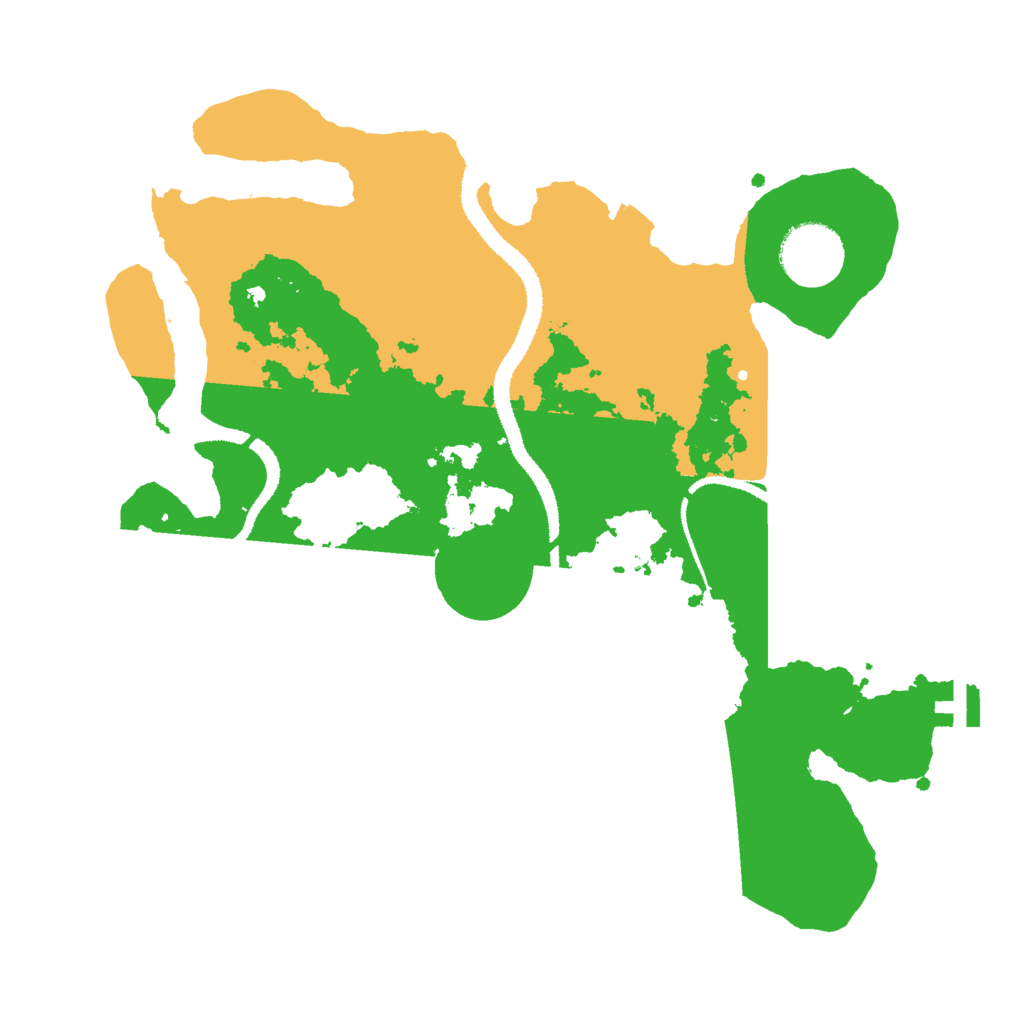Biome Rust Map: Procedural Map, Size: 3000, Seed: 1665061077