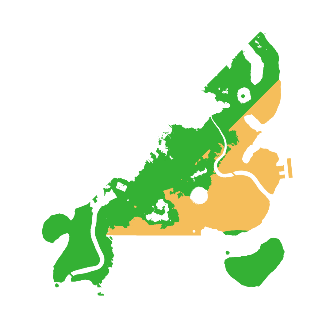 Biome Rust Map: Procedural Map, Size: 3250, Seed: 1134114517