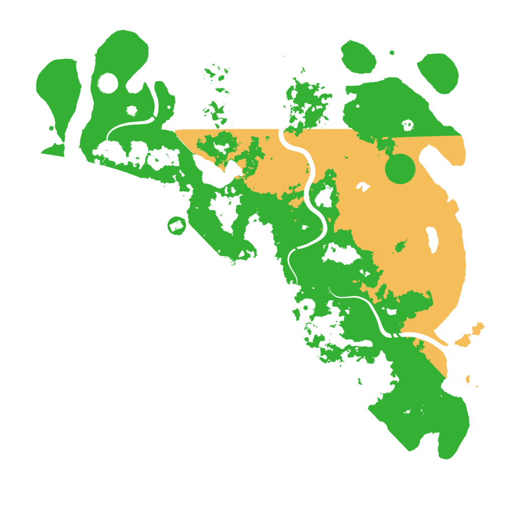 Biome Rust Map: Procedural Map, Size: 4500, Seed: 27829