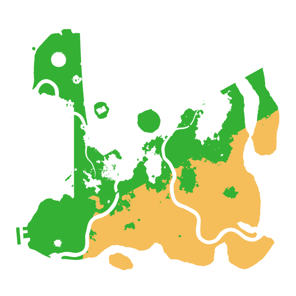 Biome Rust Map: Procedural Map, Size: 3500, Seed: 1703555323