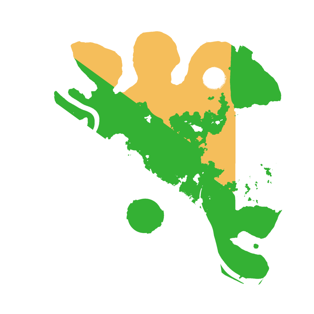 Biome Rust Map: Procedural Map, Size: 2500, Seed: 115340296