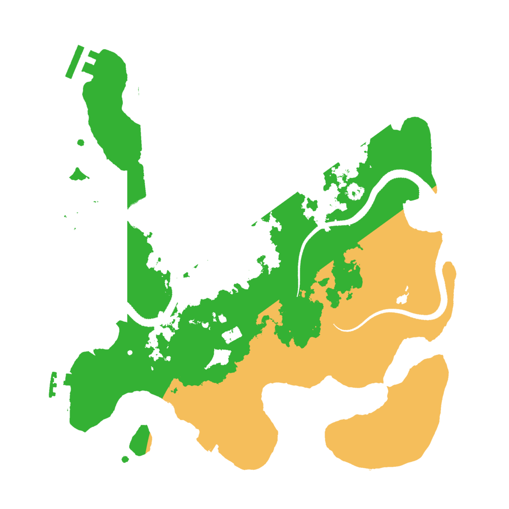 Biome Rust Map: Procedural Map, Size: 3000, Seed: 3186