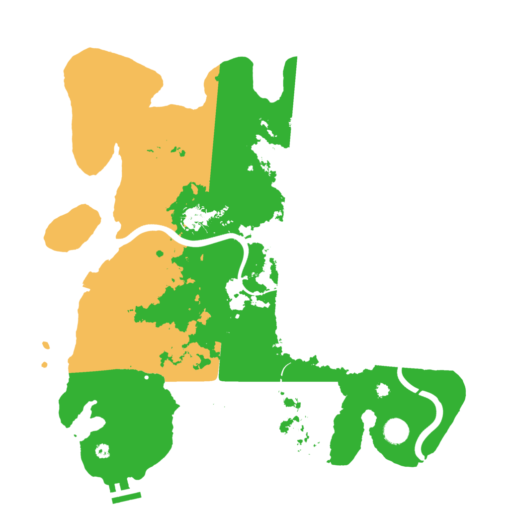 Biome Rust Map: Procedural Map, Size: 3500, Seed: 1979000296