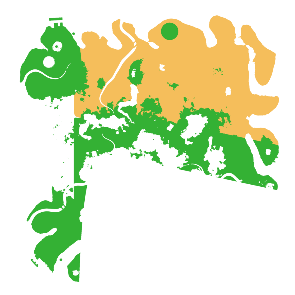 Biome Rust Map: Procedural Map, Size: 4500, Seed: 1421462251