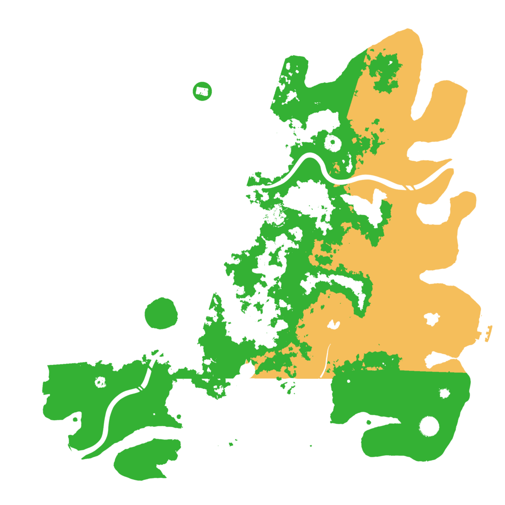 Biome Rust Map: Procedural Map, Size: 4500, Seed: 193628
